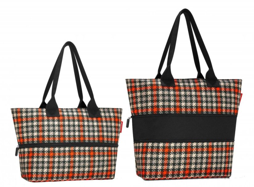 Reisenthel shopper e1 glencheck red