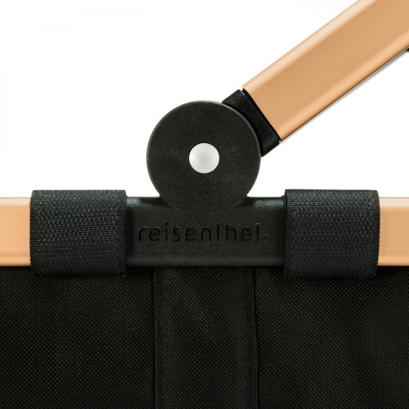 Reisenthel Carrybag frame gold/black nákupní košík BK7041