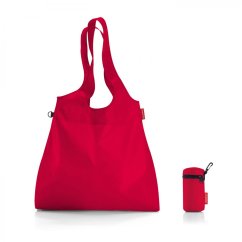 Skládací nákupní taška do kabelky Mini Maxi shopper L red AX3004