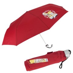 Dívčí skládací odlehčený deštník Mini Light Cool Kids 722165KN03 červený - tenisky