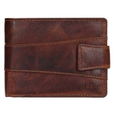 Pánská kožená peněženka Lagen V-98/M hnědá RFID