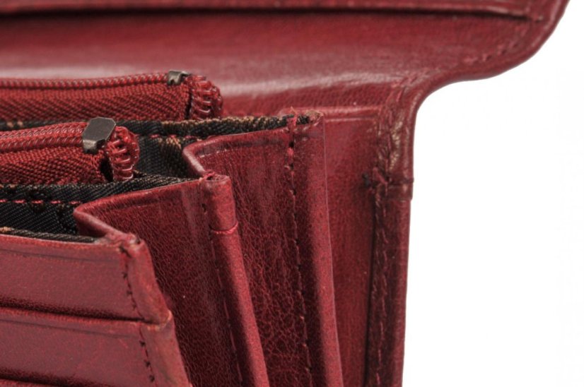 Dámská kožená peněženka 4466 KOMODO BORDEAUX