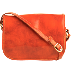 Giglio leather Dámská kožená kabelka 0588 světle hnědá