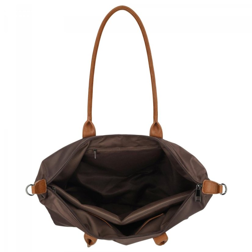 Enrico Benetti Claire Shopper - Stylová velká hnědá kabelka 25001-006