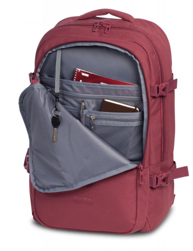 Batoh do letadla Bestway Cabin Pro Ultimate 40325-4700 tmavě růžový 30 L