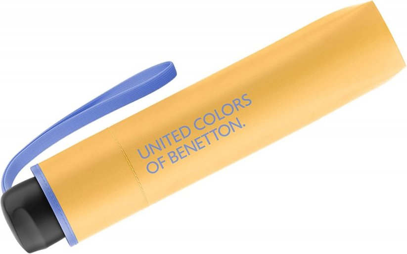 Benetonn deštník Super Mini golden ceream 56261, žlutý