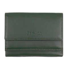 Dámská peněženka kožená SEGALI 1756 tmavě zelená
