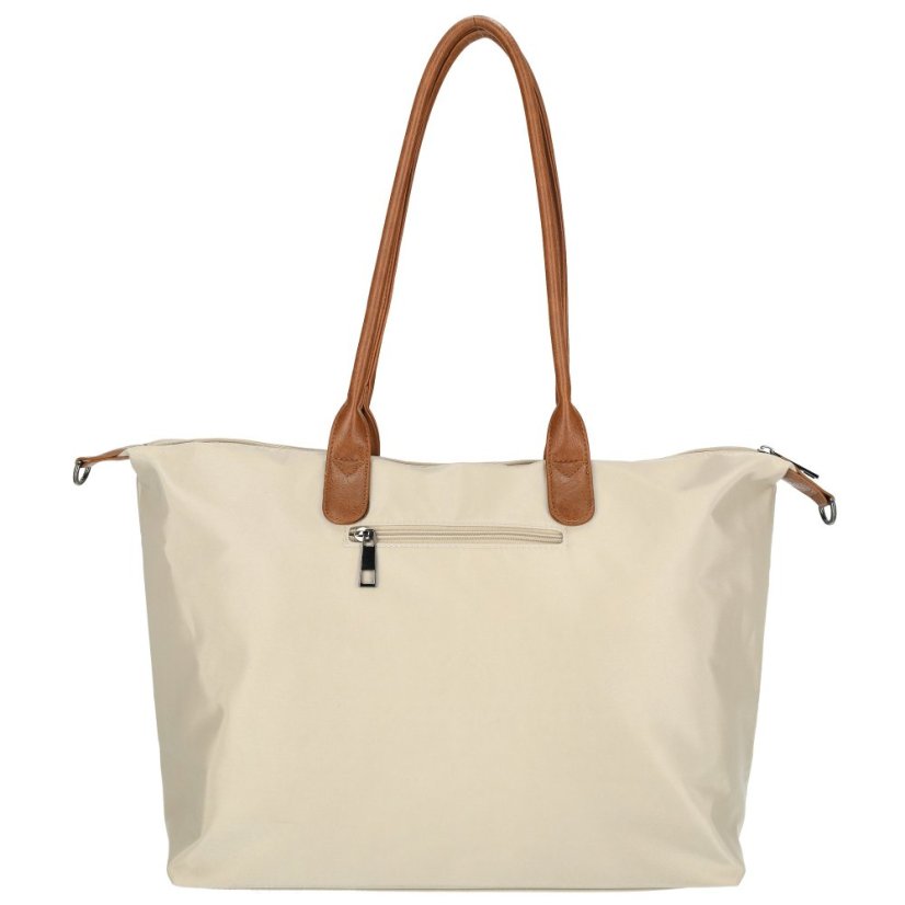 Enrico Benetti Claire Shopper - Stylová velká kabelka 25001-043 béžová