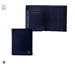 Pánská peněženka kožená černá s RFID DATA SAFE ochranou LBC-110