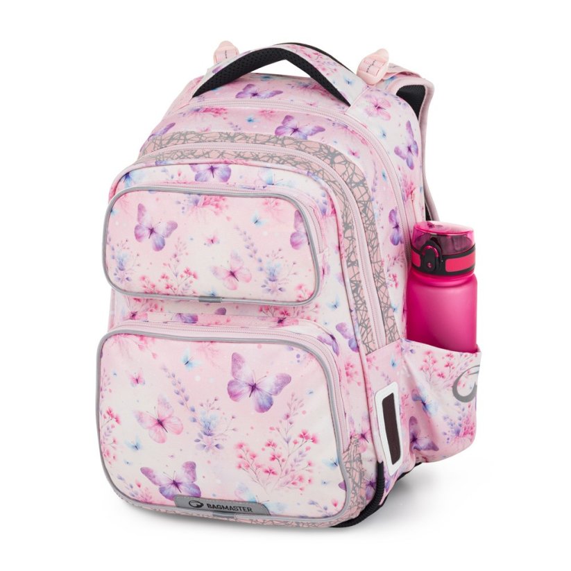 Bagmaster Dopi 25 A školní batoh – motýlci