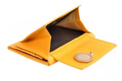 Dámská malá žlutá peněženka 7116-A YELLOW