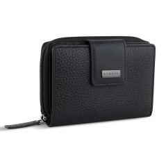 Dámská peněženka Bugatti Sina zip S černá s RFID – kompaktní kožená elegance 49223201
