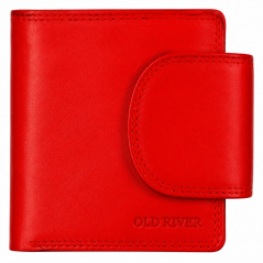 Kožená peněženka Old River 25176 RED s RFID ochranou