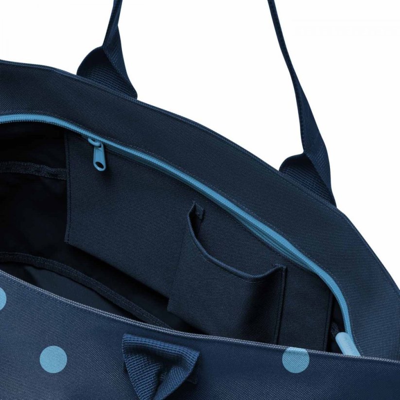 Elegantní nákupní kabelka Reisenthel Shopper e1 mixed dots blue RJ4080