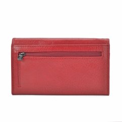 Dámská velká červená peněženka 4427 KOMODO RED