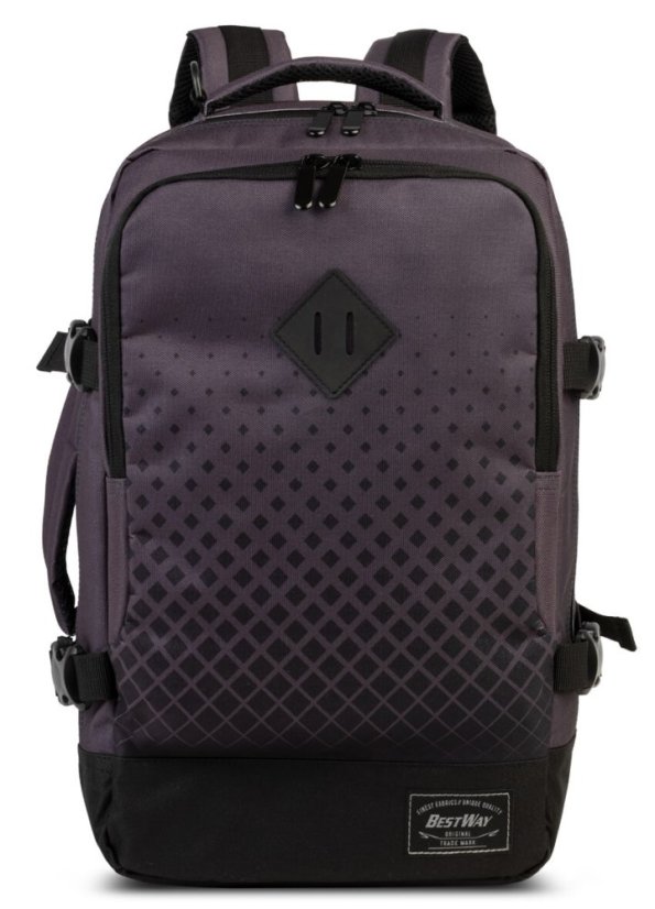 Bestway kabinové zavazadlo, batoh do letadla cabin pro Small 40290-1701 tmavě šedý/černý