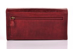 Dámská kožená peněženka Lagen 6011/T W.Red/Black