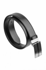 Pánský elegantní pásek černý 35-020-8PS-60