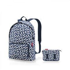 Reisentehel Mini Maxi rucksack signature navy AP4073 skládací batoh