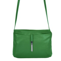 Dámská kožená crossbody kabelka 5085 zelená