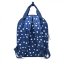 Dámský modrý batoh s puntíky do města Easyfitbag spots navy JU4044