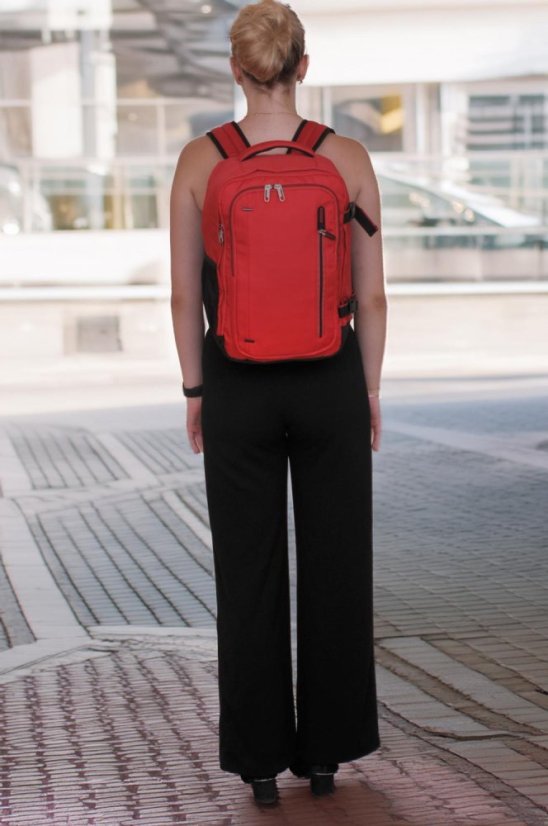American Tourister CLOUDRIDER S Kabinový batoh 40 cm Astral Red 24 l – 158735-0424