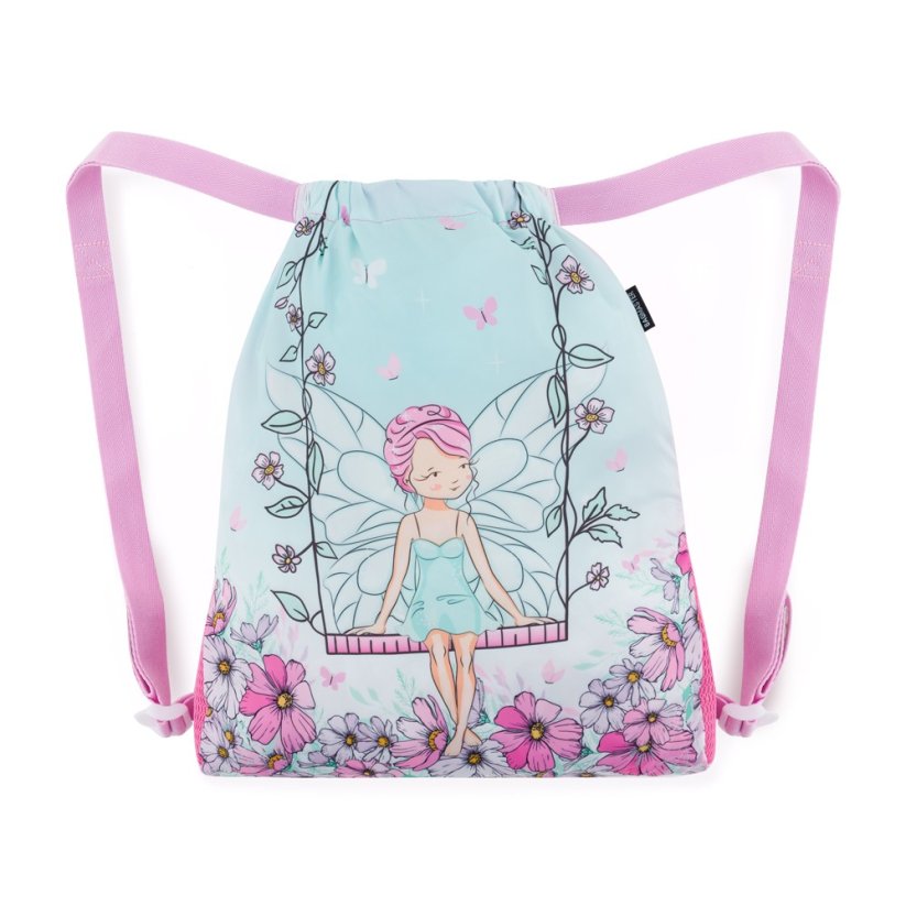 Bagmaster ALFA 25 A velký školní set pro prvňáčky – víla (batoh + penál + sáček + lahev + box)