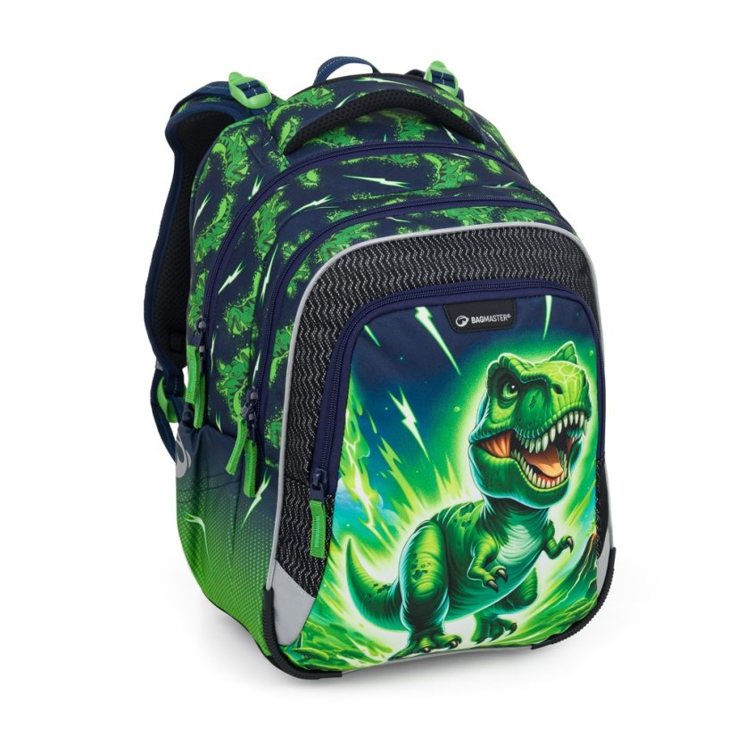 Bagmaster Školní batoh LUMI 25 C dinosarus