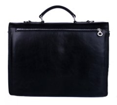 Giglio leather Pánská kožená aktovka IL Giglio 902 černá