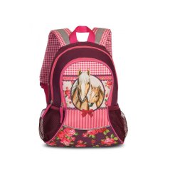 Dívčí batoh do školky motiv koně  20619-2200 růžový/fialový