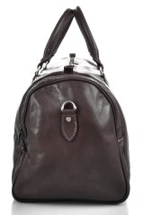 Giglio leather Kožená cestovní taška 0429 tmavě hnědá