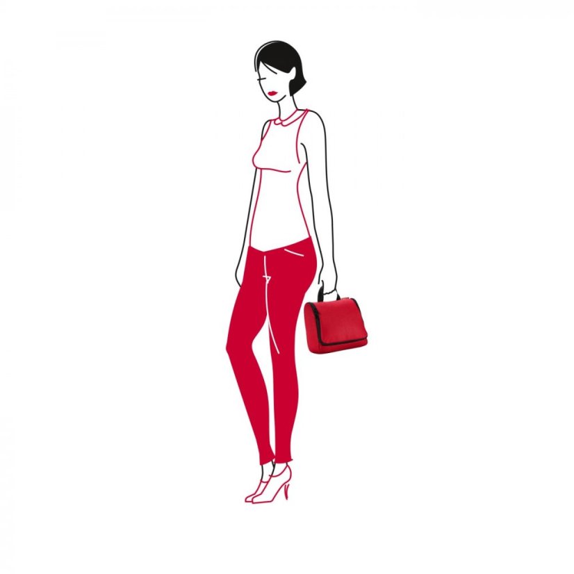 Kosmetická taška Reisenthel toiletbag red WH3004