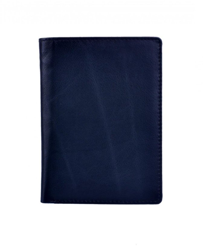 New bags leather Kožené pouzdro na pas a doklady 6056 černé