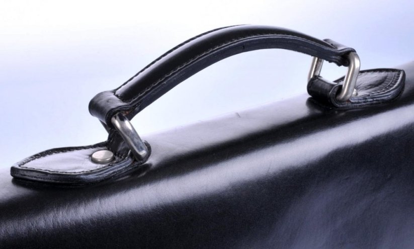 Kožená aktovka 904 černá