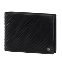 Samsonite Luxusní velká pánská kožená peněženka Refined SLG 155856-1041 černá