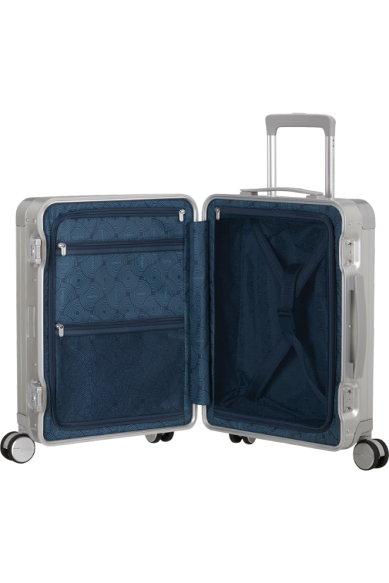 American Tourister Soundbox Alu Spinner 55 cm Silver 155707-1776