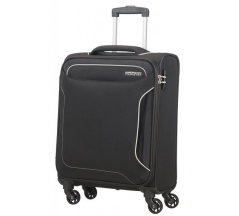 American tourister Malý černý cestovní kufr - kabinové zavazadlo HOLIDAY HEAT SPINNER 55/20 BLACK 106794-1041