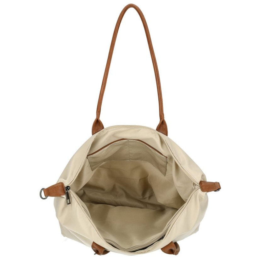 Enrico Benetti Claire Shopper - Stylová velká kabelka 25001-043 béžová