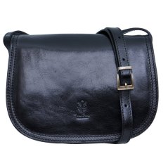 Giglio leather kožená lovecká kabelka 96 černá