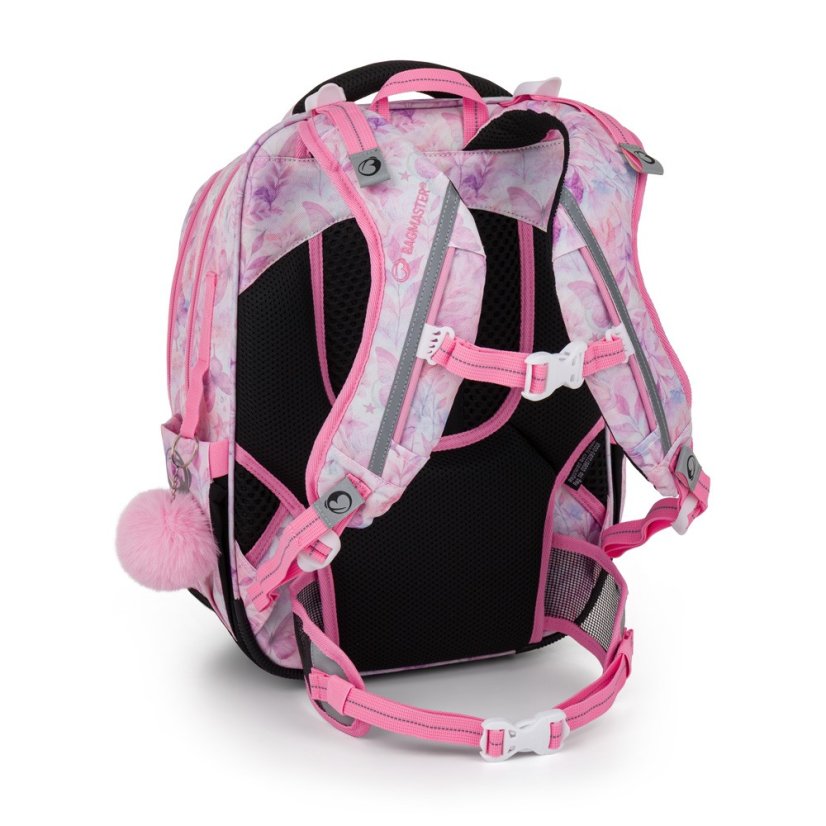 Bagmaster Velký školní set  BETA 26 B Jednorožec - batoh + penál + sáček na tělocvik + box + lahev