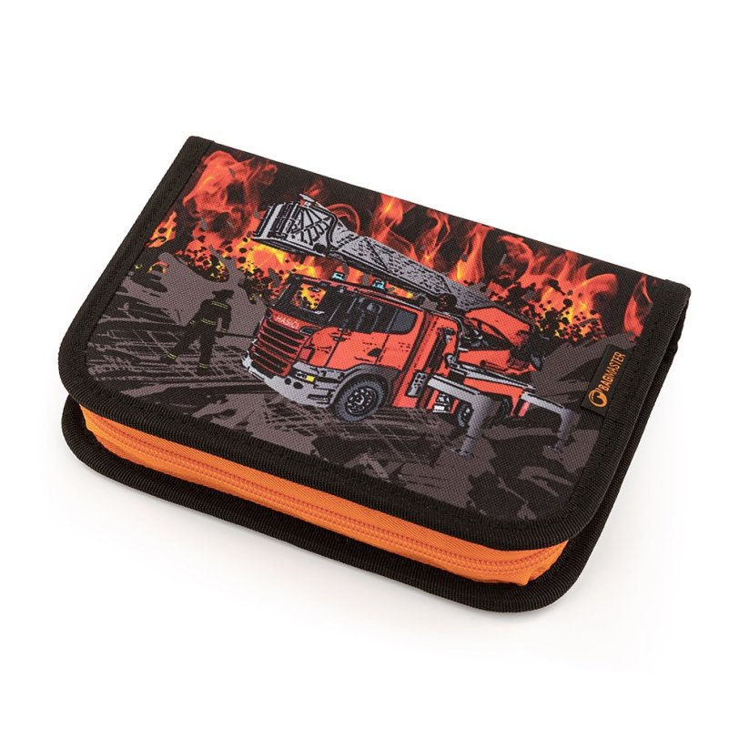 Bagmaster Velký set Beta 23 B Hasiči (batoh + penál + sáček na TV + box + černá lahev + malý šedý sáček)