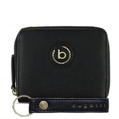 Bugatti dámská kožená peněženka Passione s přívěškem na klíče 49256301 černá