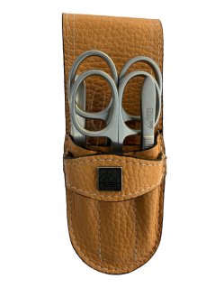 Erbe Solingen kožená manikúra 9338 okrová