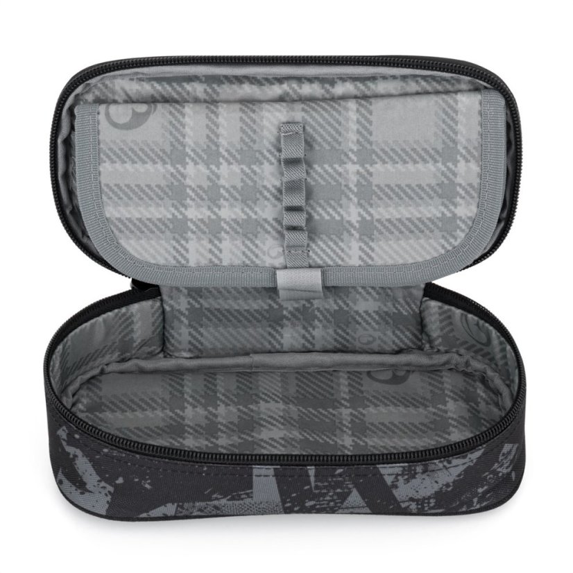 Bagmaster školní set NOMAD 25 B – černo-šedý (batoh + penál)