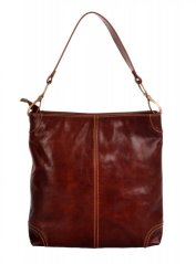 Giglio leather velká kožená kabelka 307 hnědá