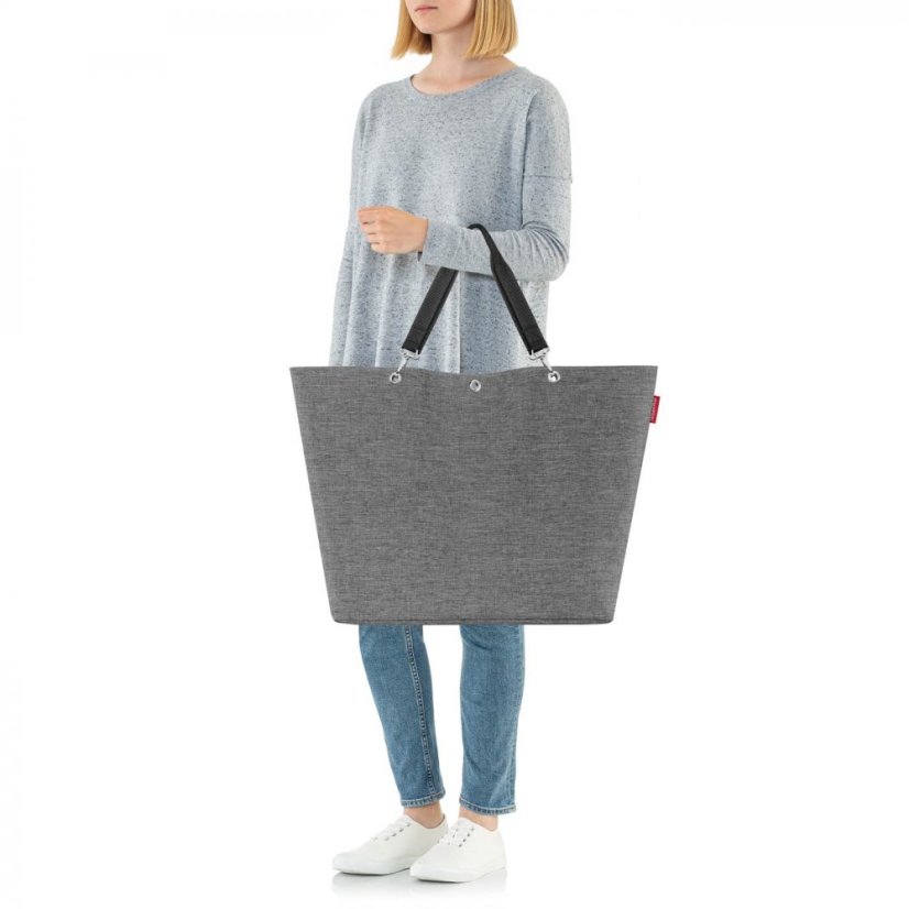 Velká taška Reisenthel shopper XL twist silver ZU7052
