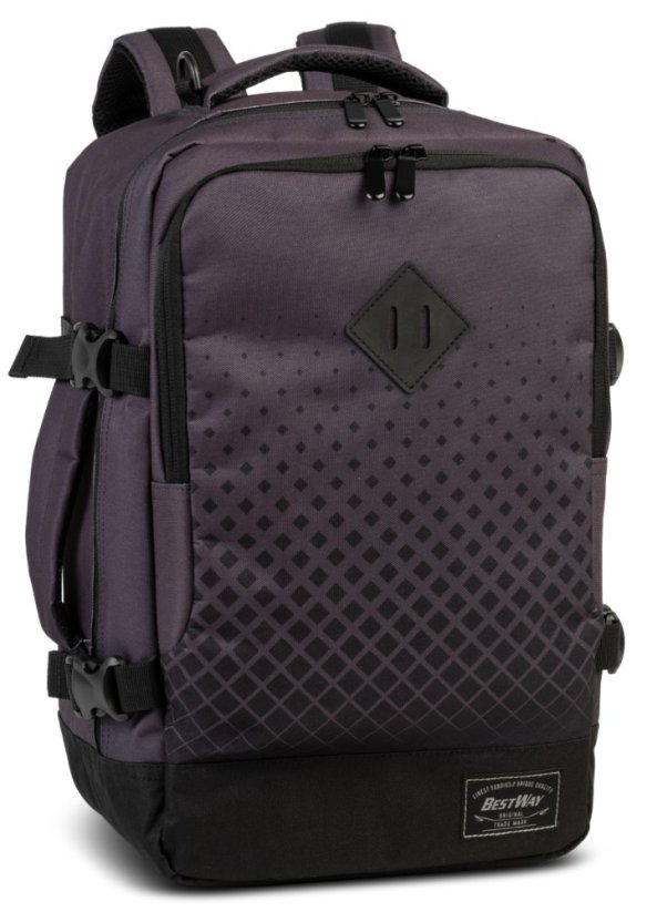 Bestway kabinové zavazadlo, batoh do letadla cabin pro Small 40290-1701 tmavě šedý/černý