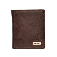 Pánská malá kožená peněženka EM-2531 tmavě hnědá