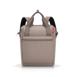 Batoh Reisenthel allrounder R herringbone mokka elegantní dámský městský batoh JR6054