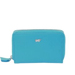 Mini kožená peněženka JOY s RFID ochranou tyrkys 41311-294-045